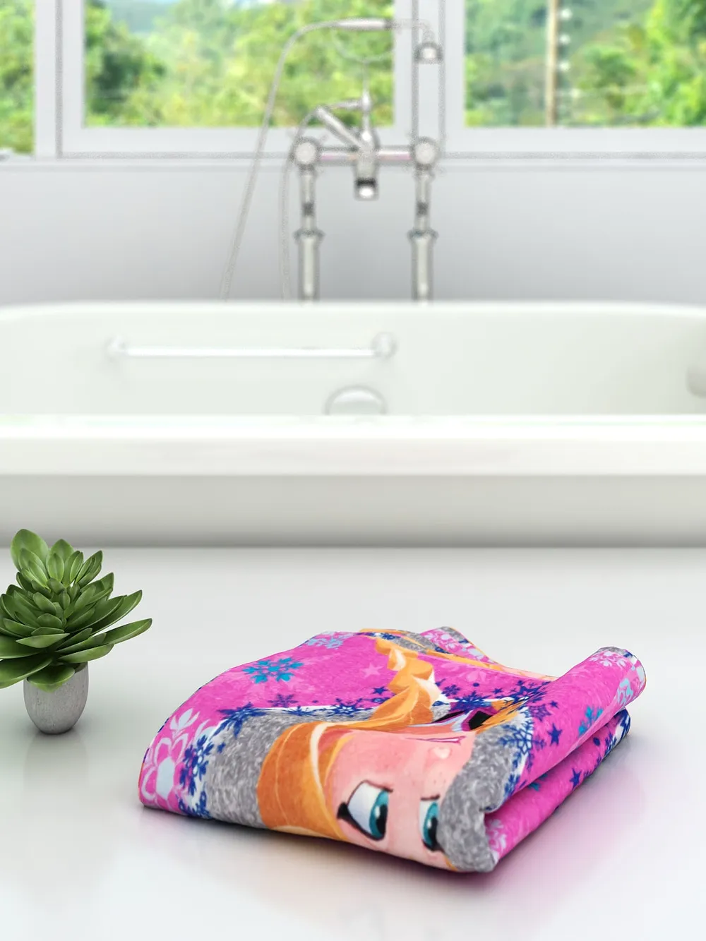 Disney Forever Sisters Frozen Kids Cotton Bath Towel