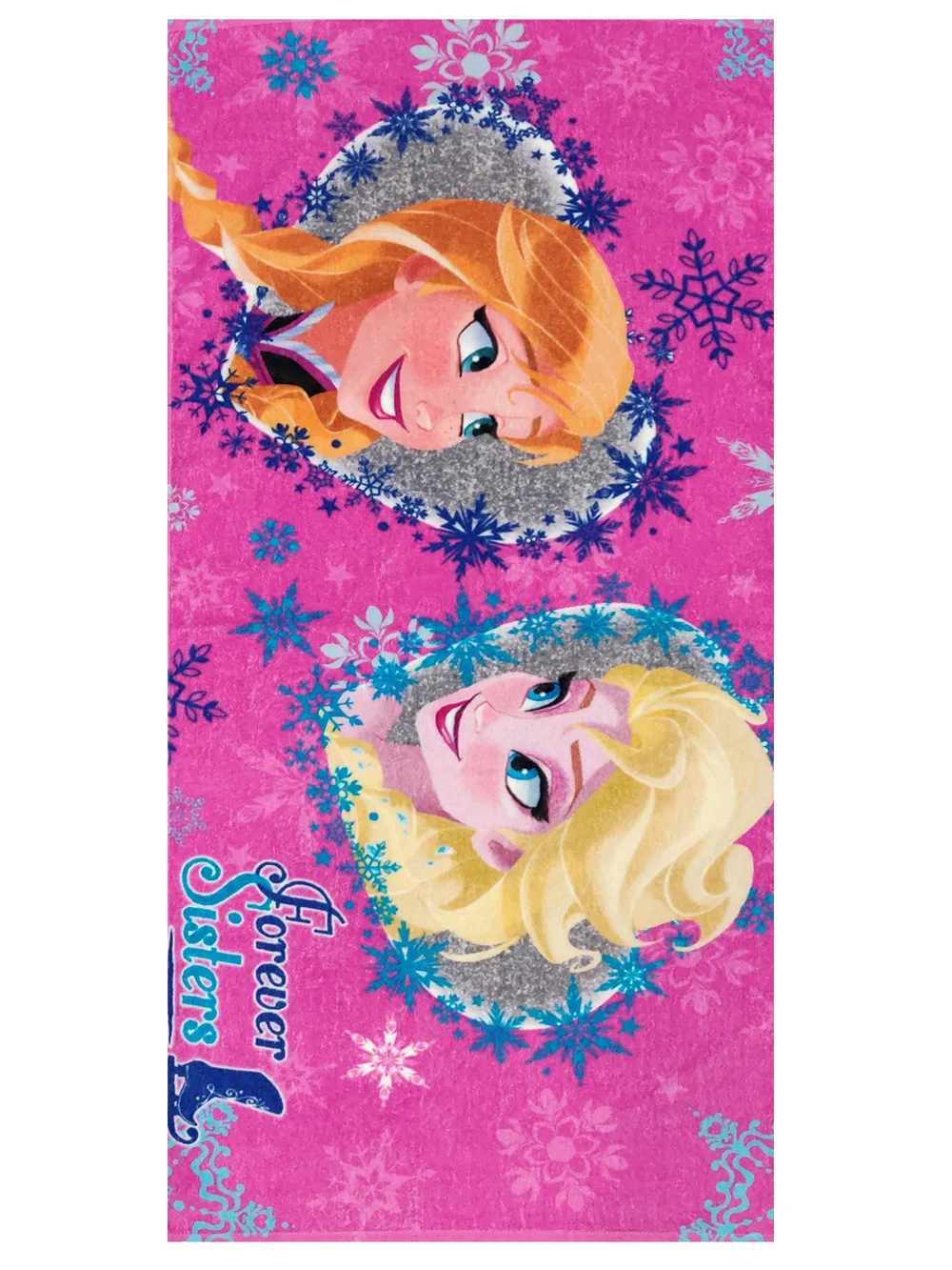 Disney Frozen Elegant Ice & Forever Sisters Elsa Kids Bath Towels Set Of 2