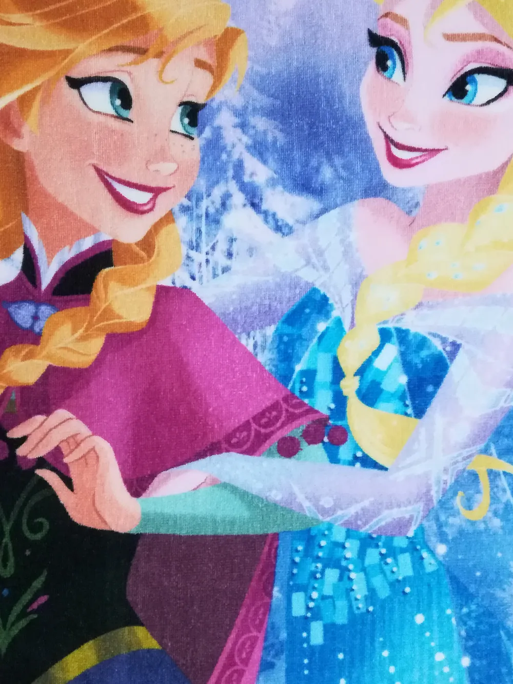 Disney Frozen Elegant Ice & Forever Sisters Elsa Kids Bath Towels Set Of 2