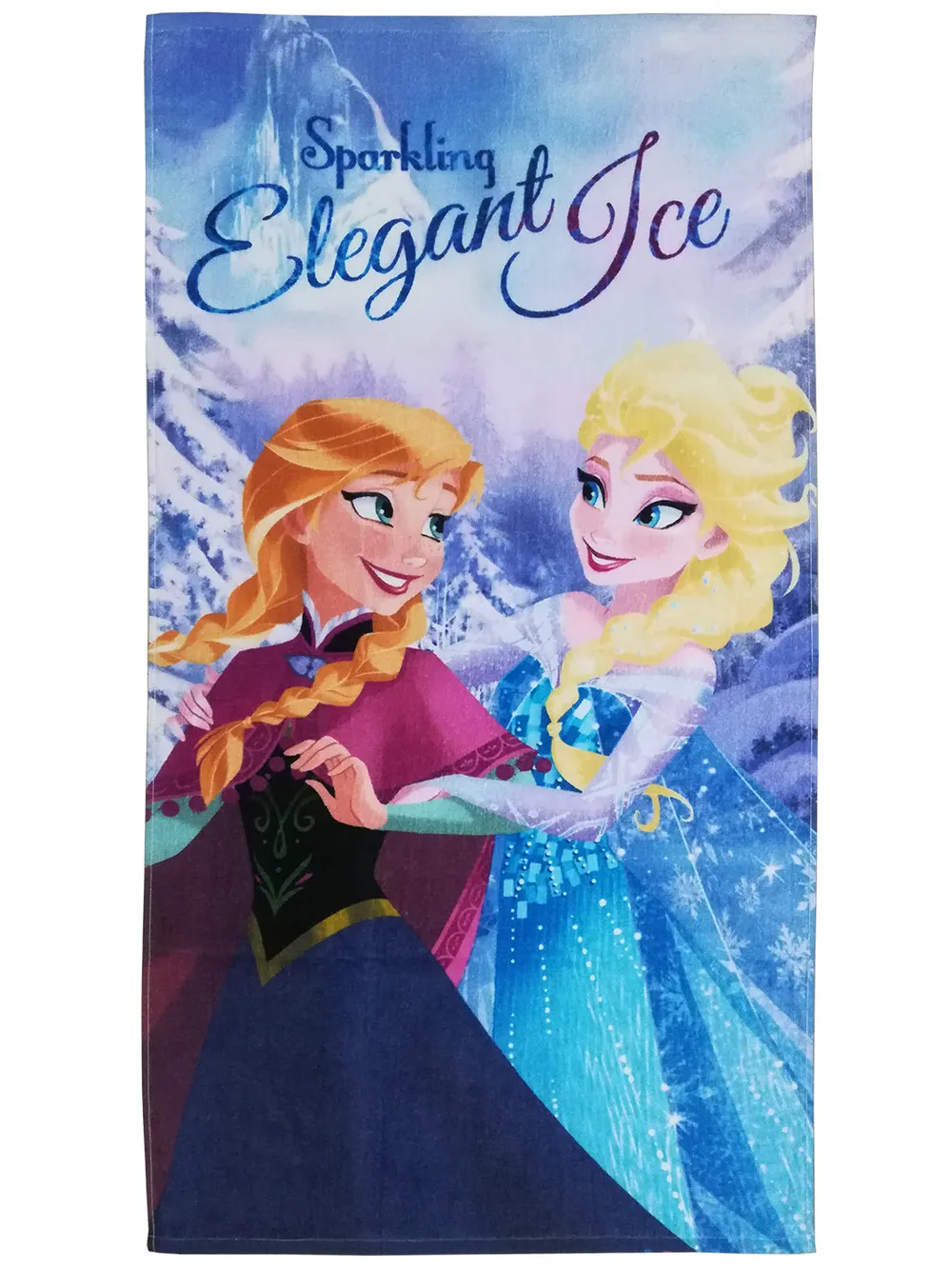Disney Frozen Elegant Ice & Forever Sisters Elsa Kids Bath Towels Set Of 2