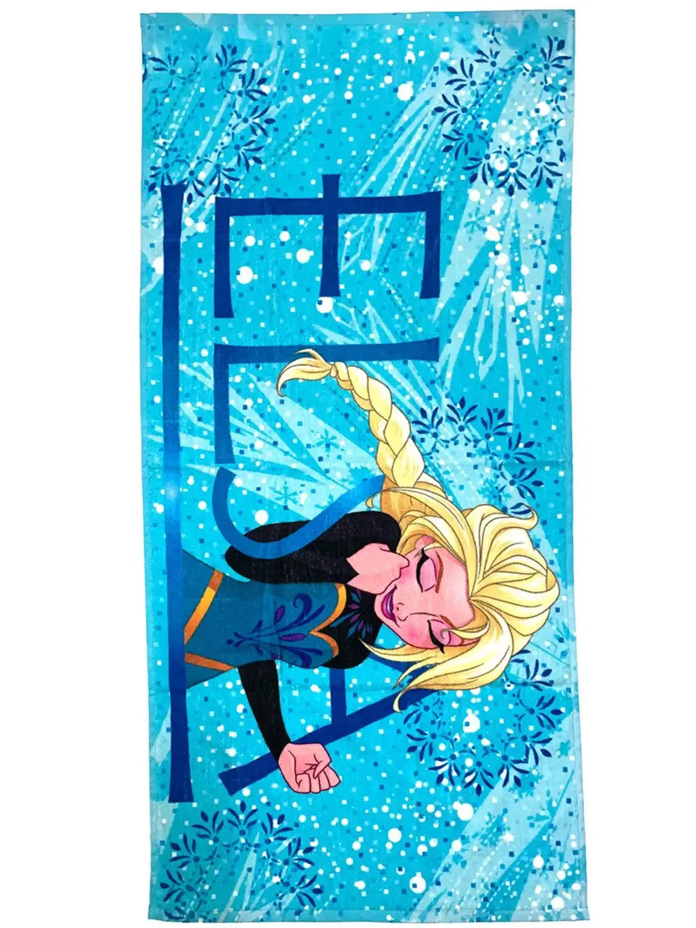 Disney Frozen Elsa Blue Kids Cotton Bath Towel
