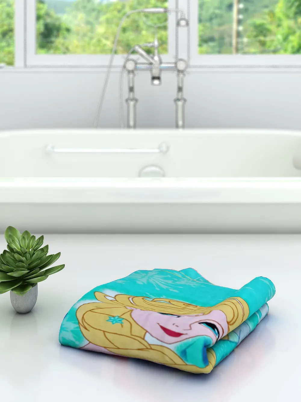 Disney Frozen Elsa Kids Cotton Bath Towel