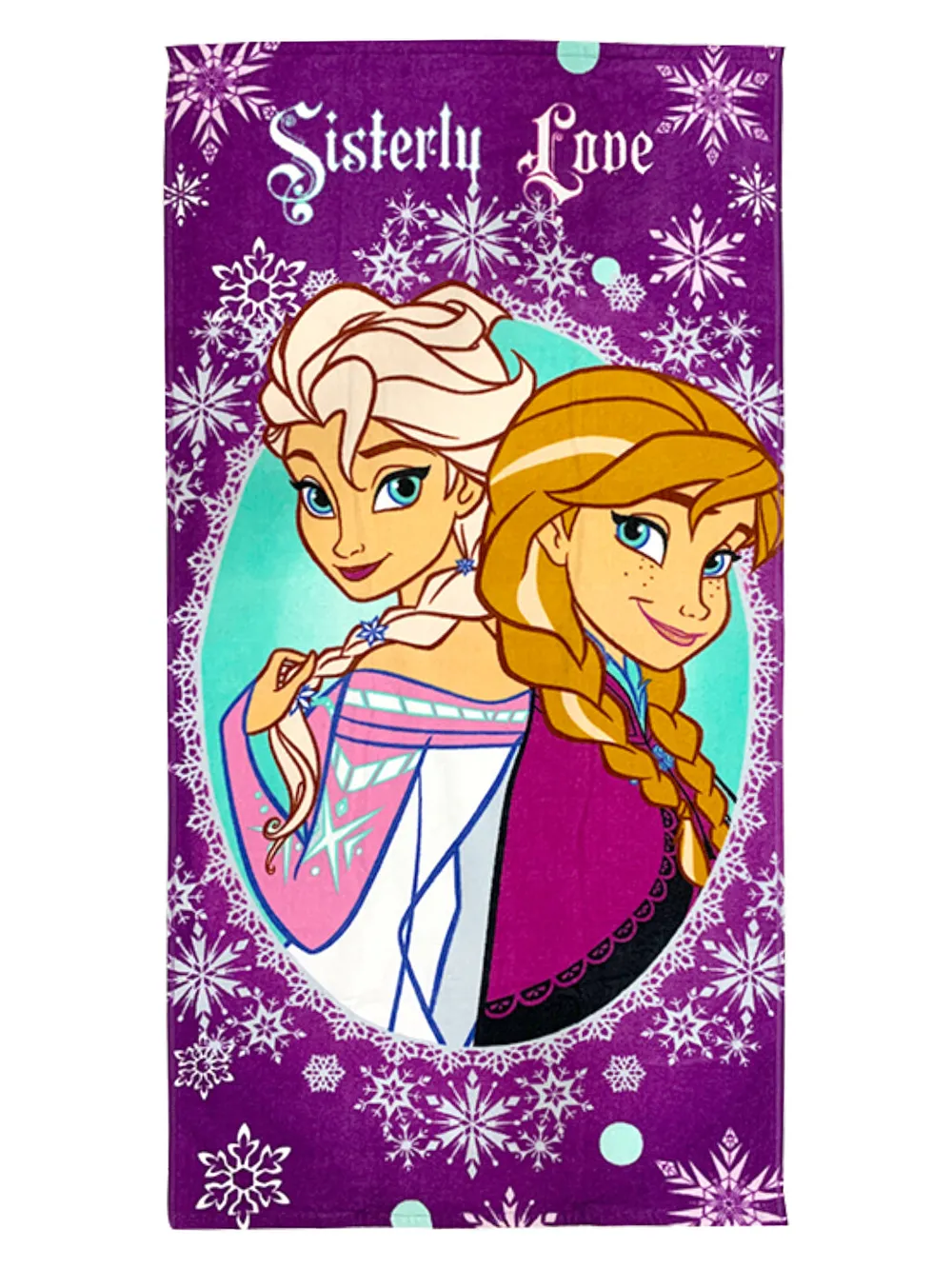 Disney Frozen Sisterly Love Elsa & Anna Kids Bath Towels Set Of 2