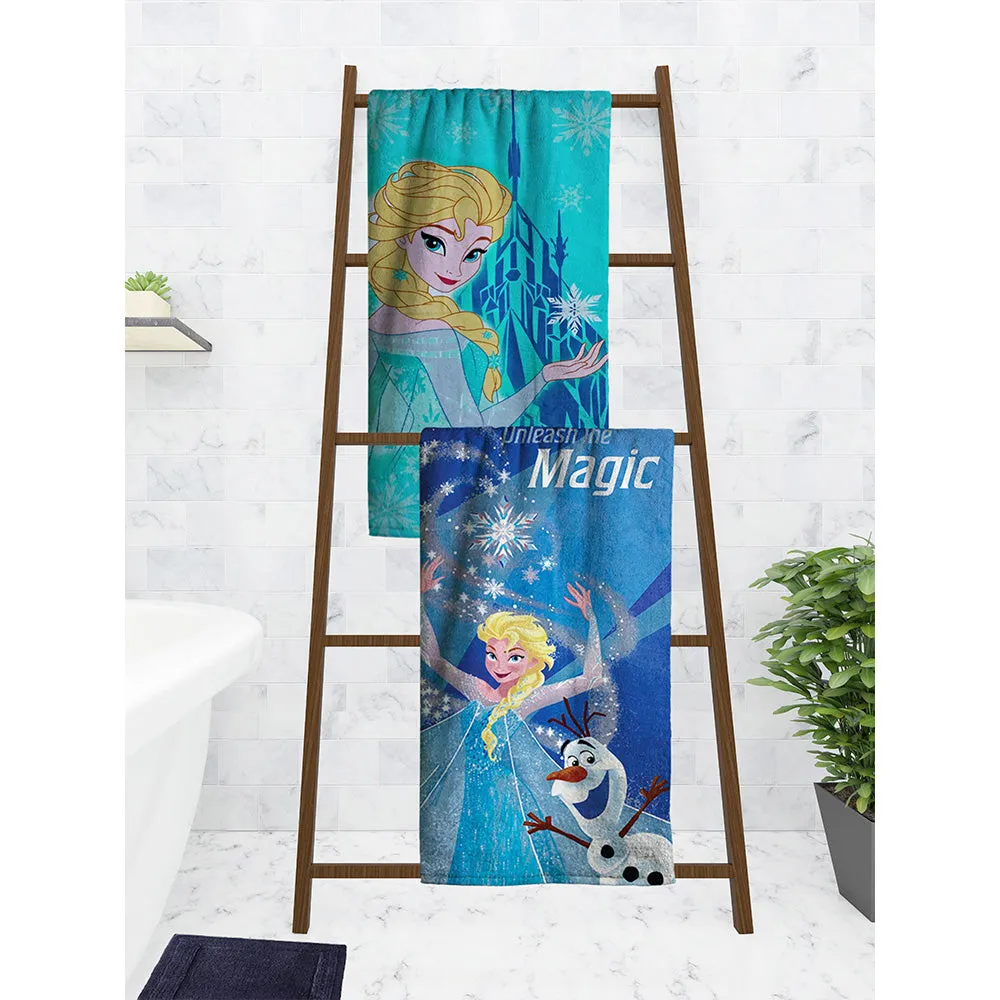 Disney Frozen UnleashThe Magic Elsa Kids Bath Towels Set Of 2
