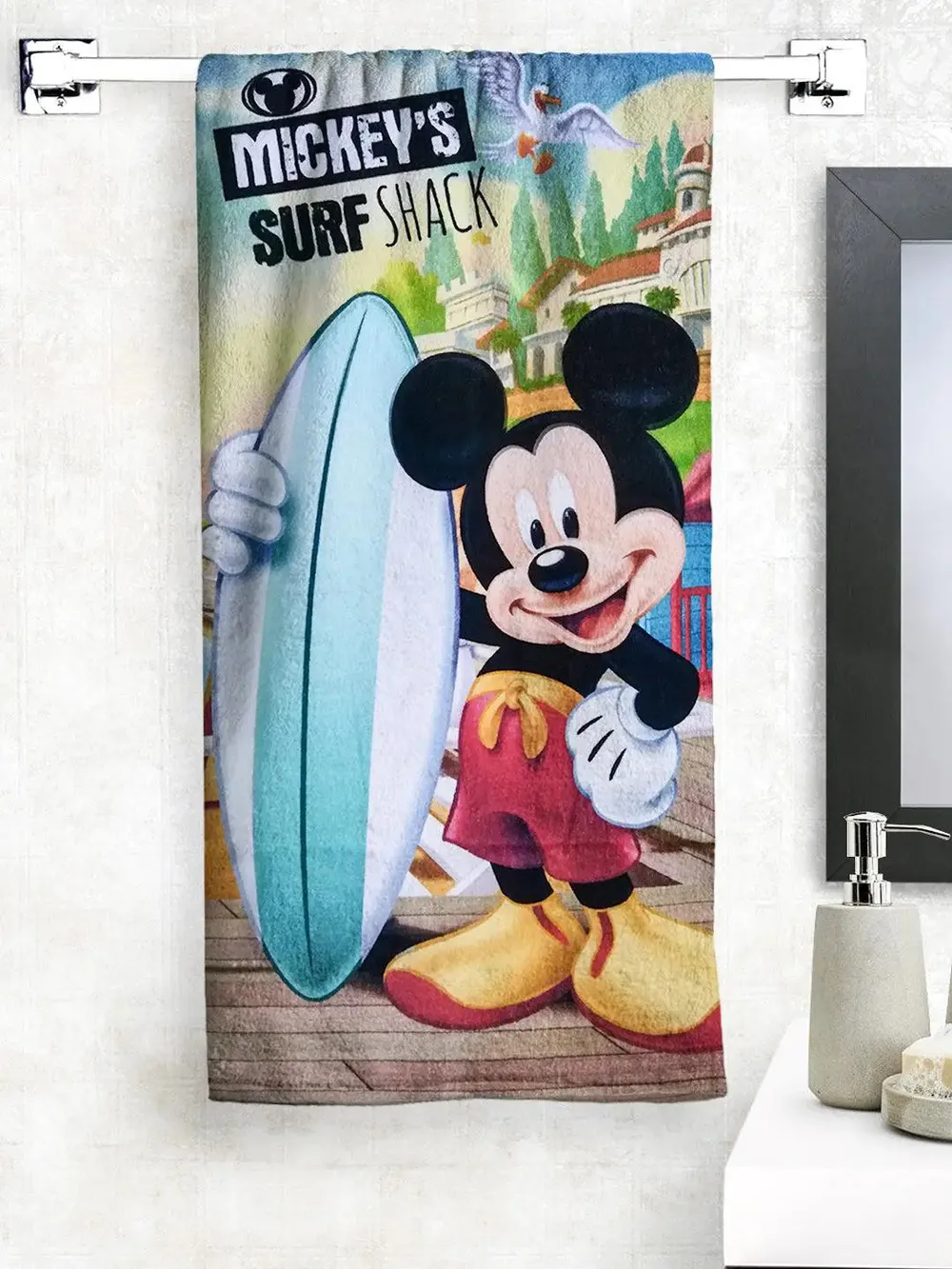 Disney Mickey Mouse Kids Cotton Bath Towel