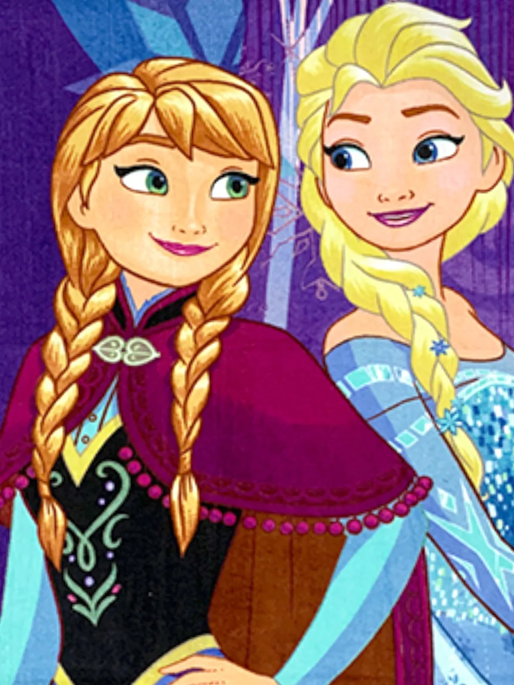 Disney Northern Lights AGLOW Frozen Kids Cotton Bath Towel