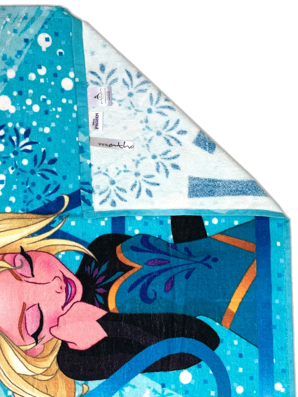 Disney Princess & Frozen Elsa Kids Cotton Bath Towels Set Of 2