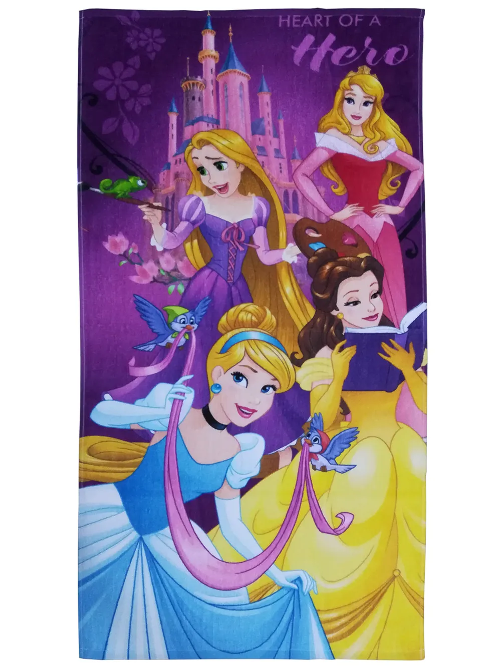 Disney Princess & Frozen Elsa Kids Cotton Bath Towels Set Of 2