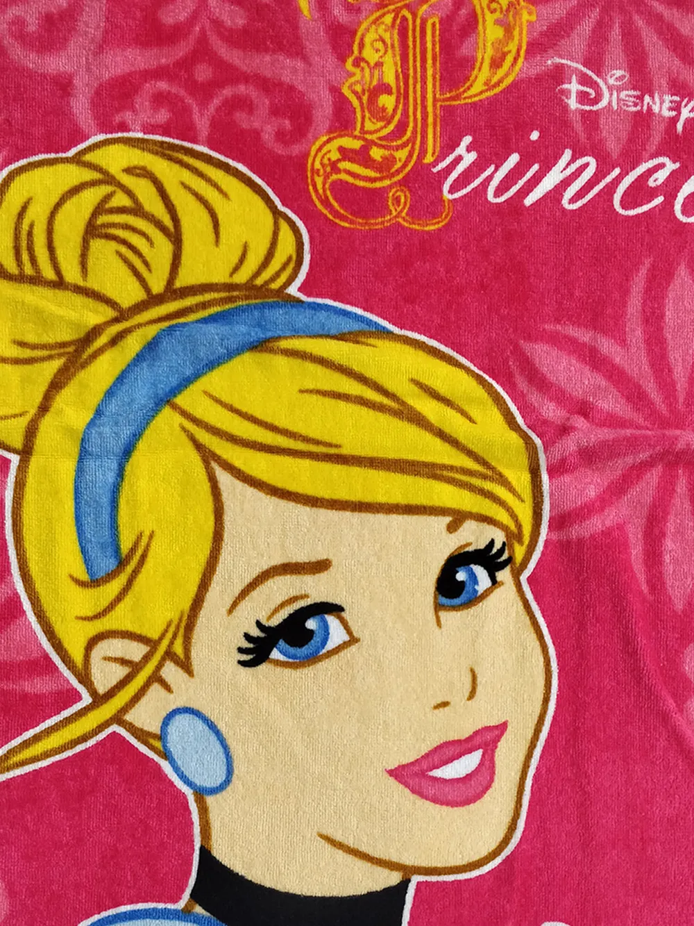 Disney Princess Kids Cotton Bath Towels Set Of 2