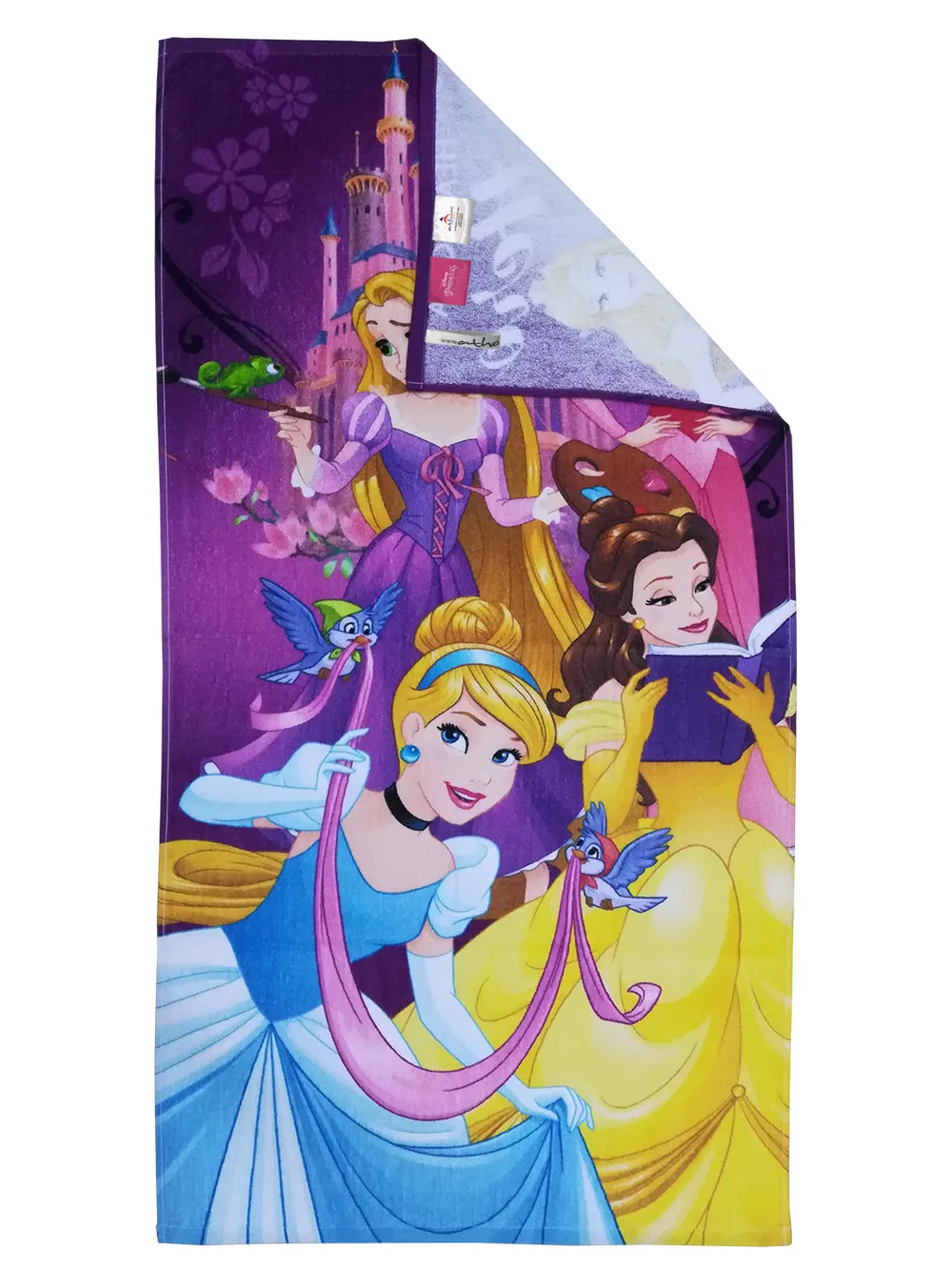 Disney Purple Princess Kids Cotton Bath Towel