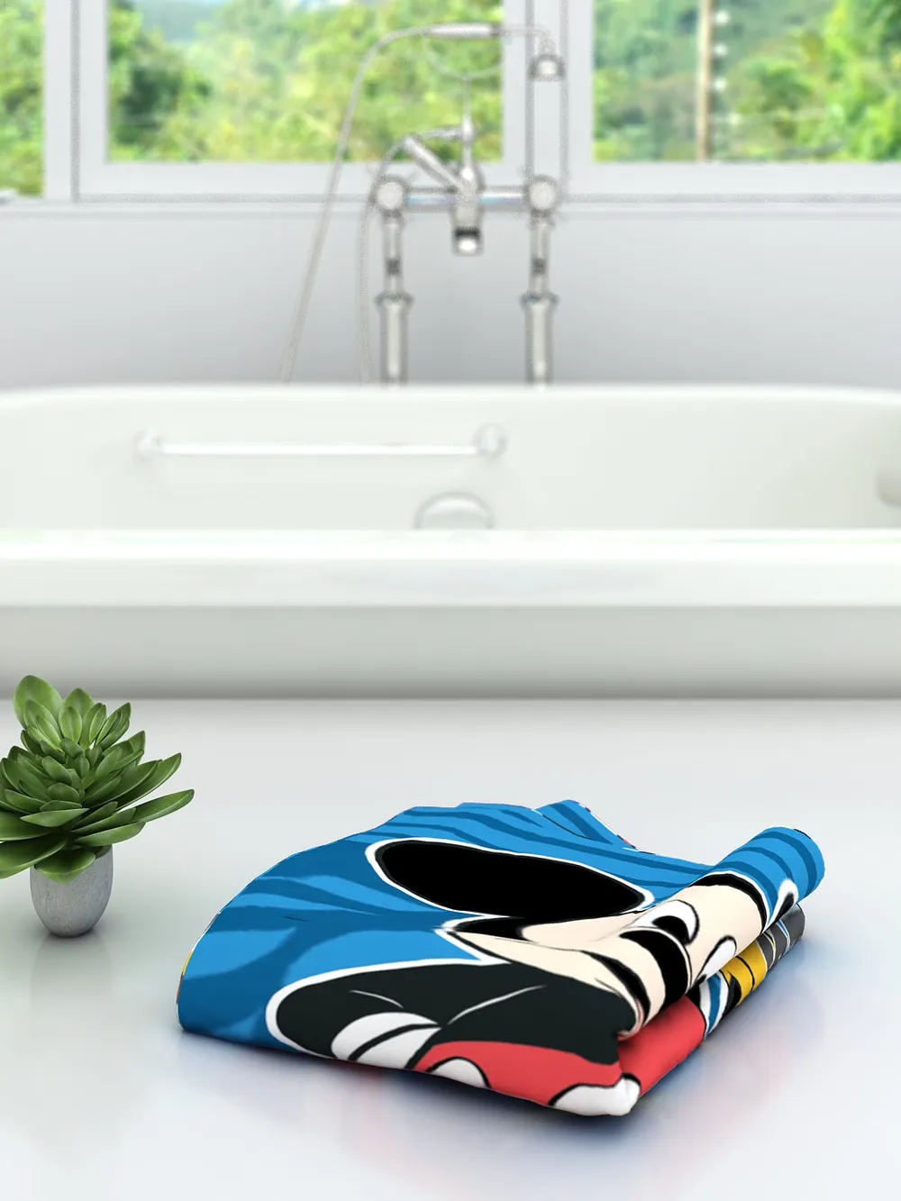 Disney Sporting Hero Mickey Mouse Kids Cotton Bath Towel