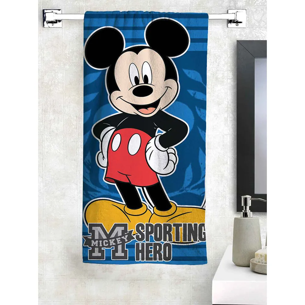 Disney Sporting Hero Mickey Mouse Kids Cotton Bath Towel