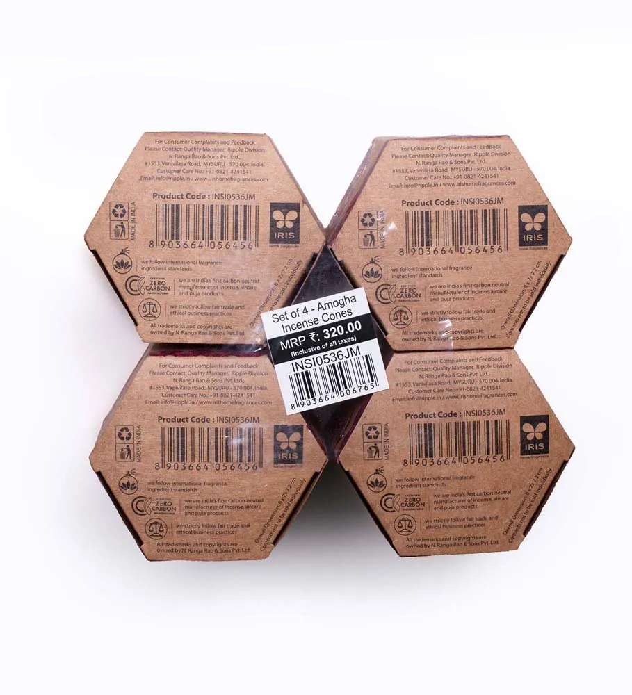 Divine Jatamansi Scented Incense Cones with a Holder (For Religious Ceremonies & Meditation)