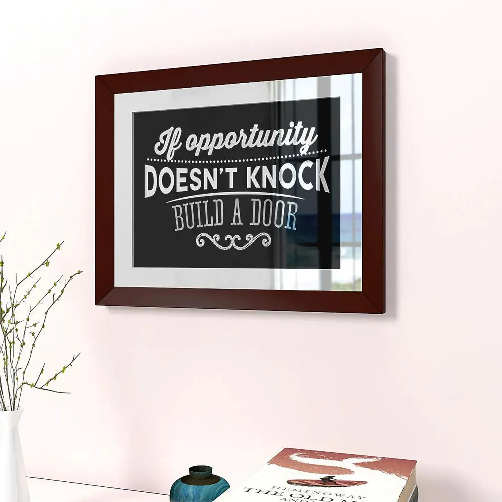 Don't Knock Motivational Quotes Framed Wall Painting &amp; Hanging