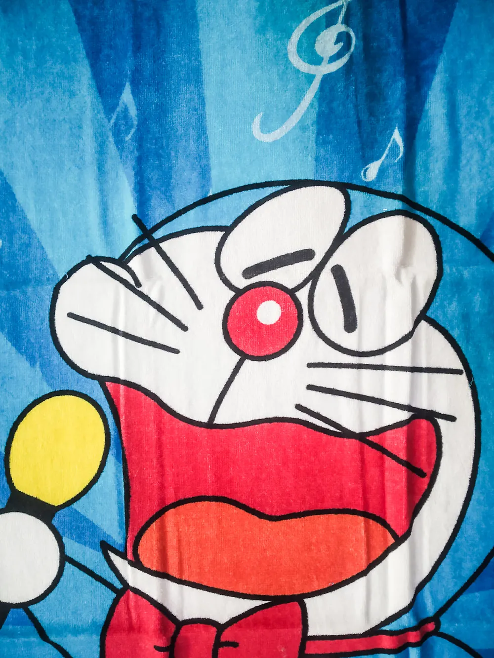 Doraemon Blue Kids Cotton Bath Towel