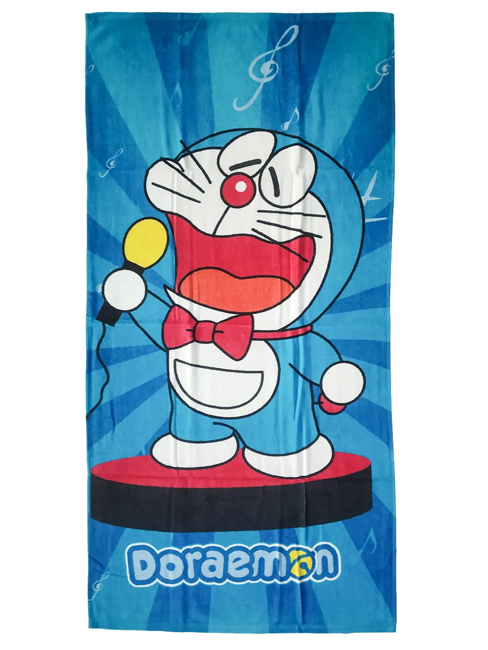 Doraemon Blue Kids Cotton Bath Towel