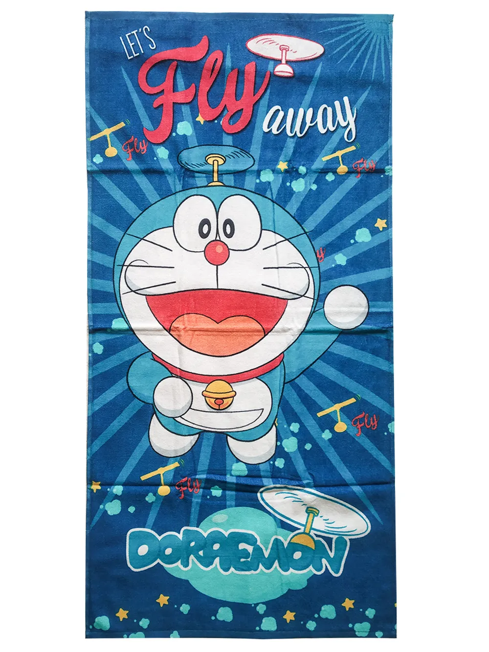 Doraemon lets Fly Away Kids Cotton Bath Towel
