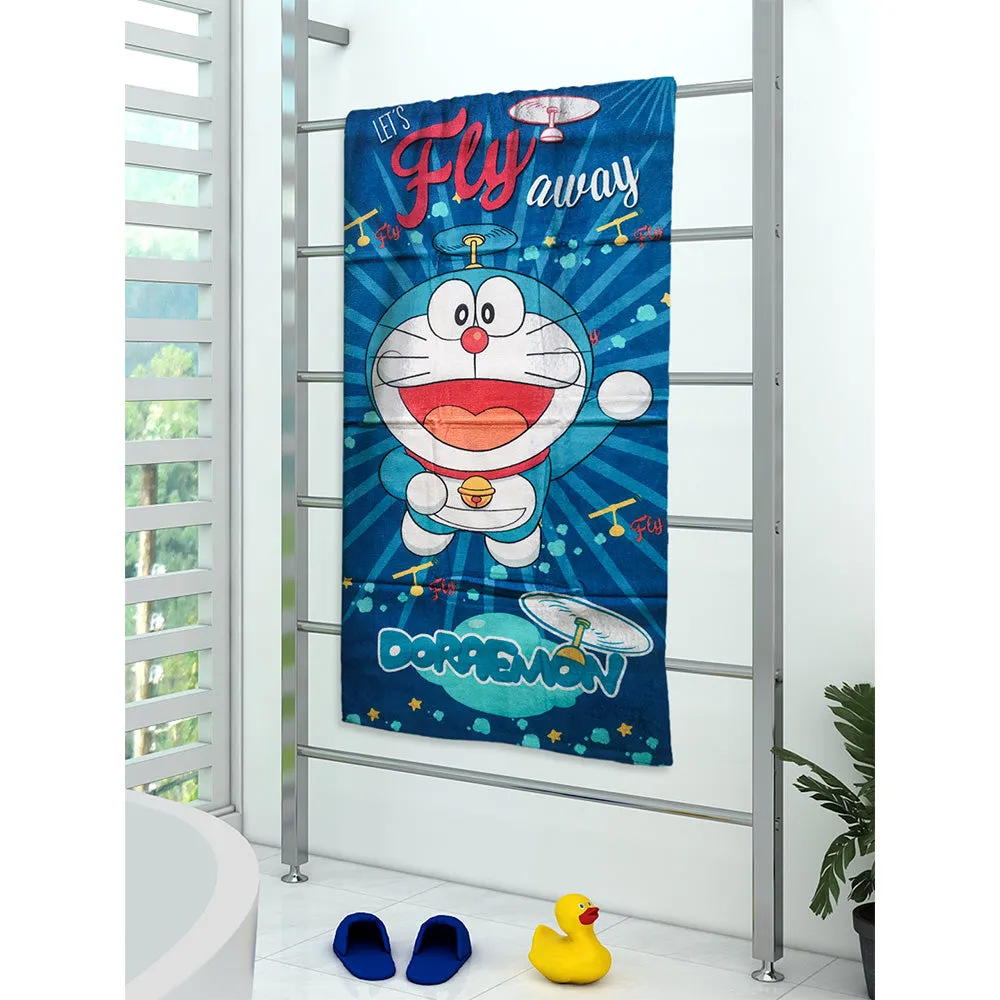 Doraemon lets Fly Away Kids Cotton Bath Towel