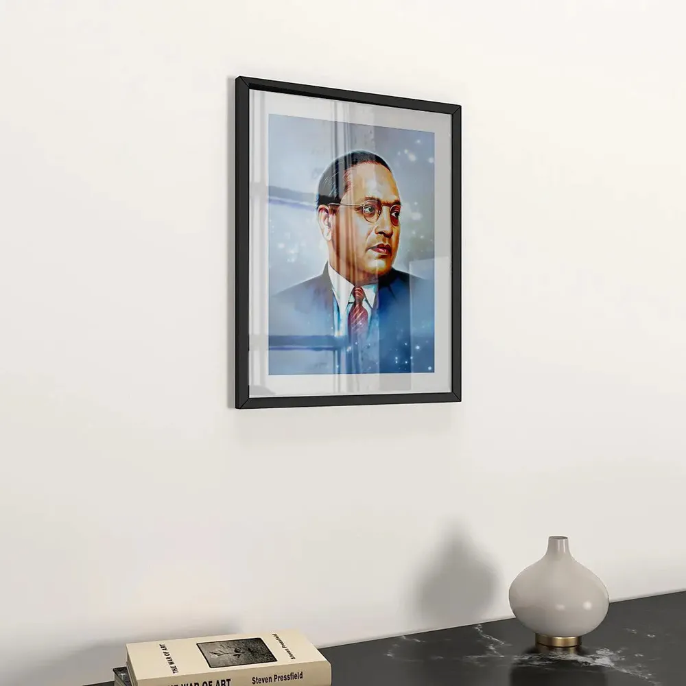 Dr. B. R. Ambedkar Digital art Framed Wall Painting A4