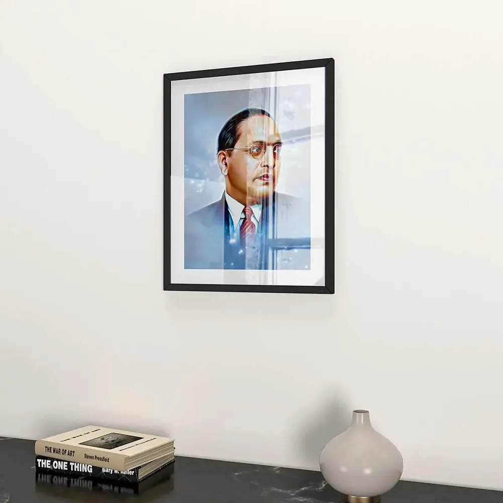 Dr. B. R. Ambedkar Digital art Framed Wall Painting A4