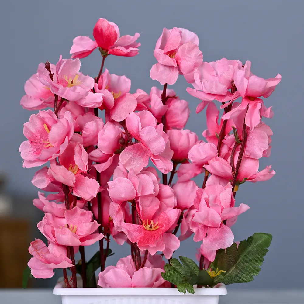 Dreamy Pink Artificial Orchid With Pot Single Piece