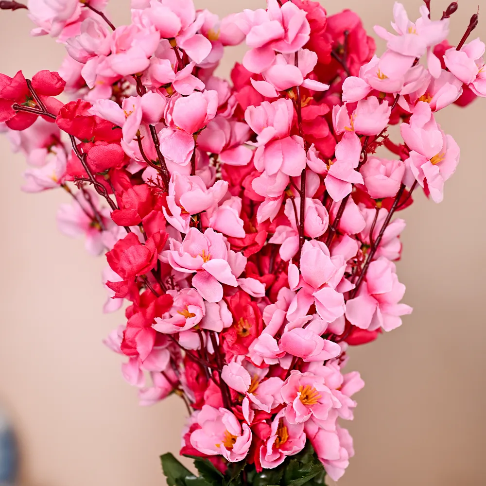 Dreamy Pink & Magenta Artificial Orchid Bunch Combo
