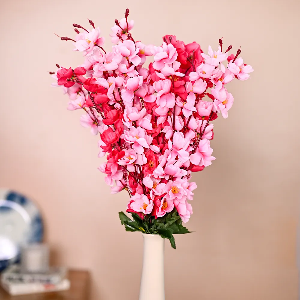 Dreamy Pink & Magenta Artificial Orchid Bunch Combo