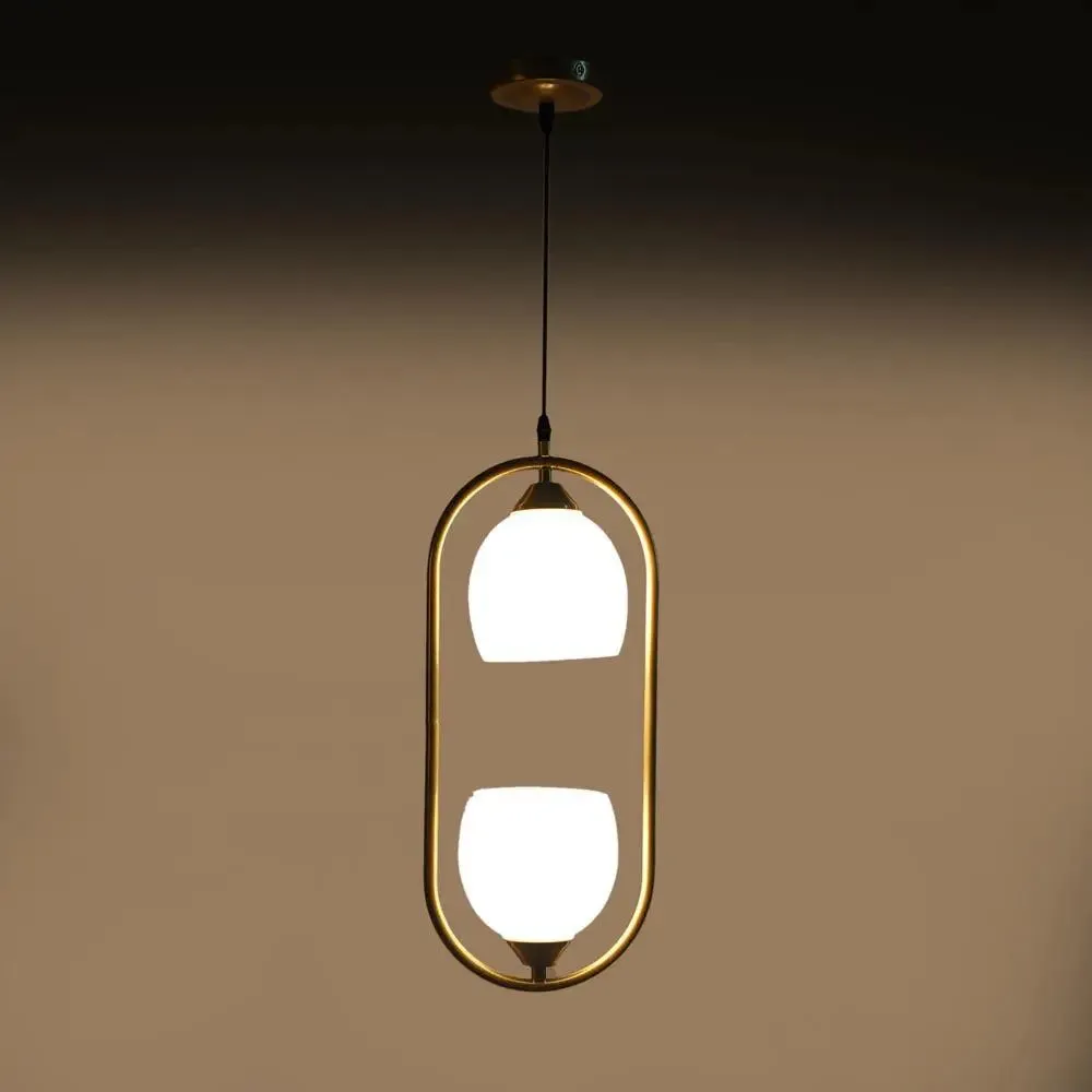 Dual Cutdoom Artistic Capsule Hanging Light