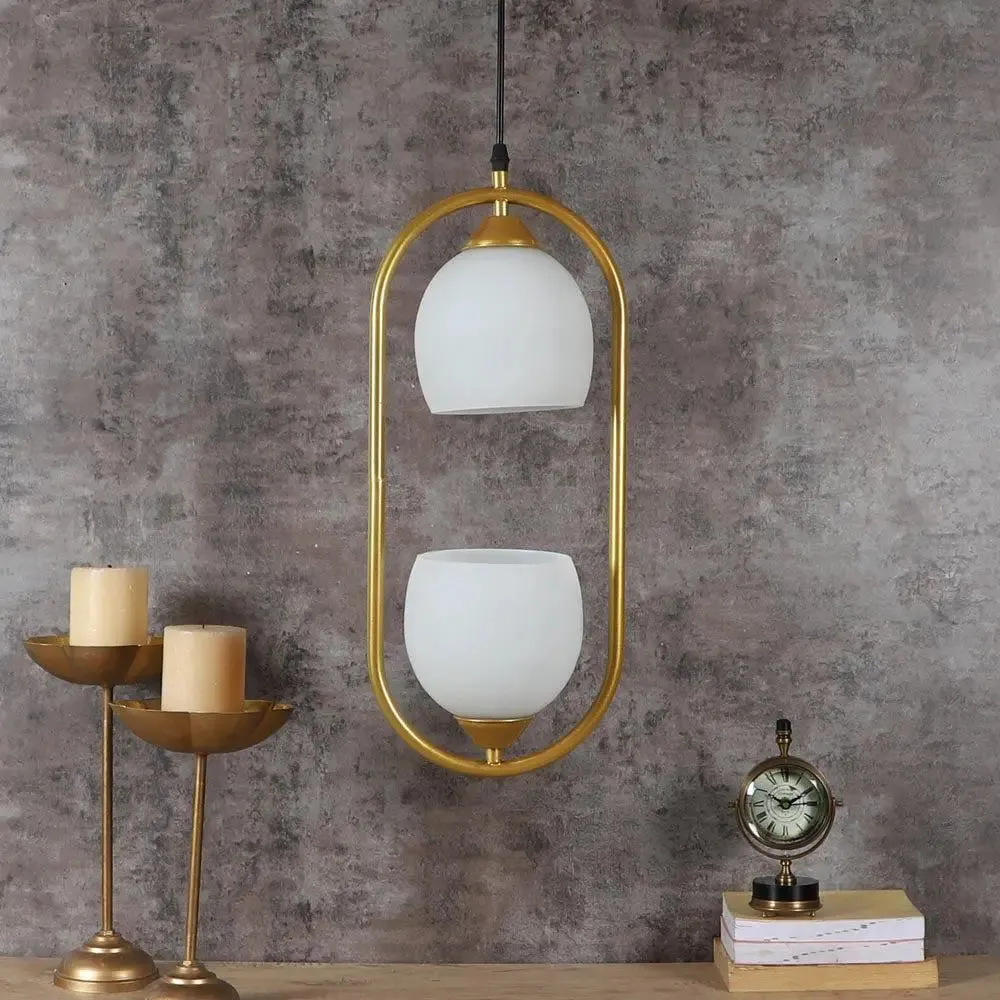 Dual Cutdoom Artistic Capsule Hanging Light
