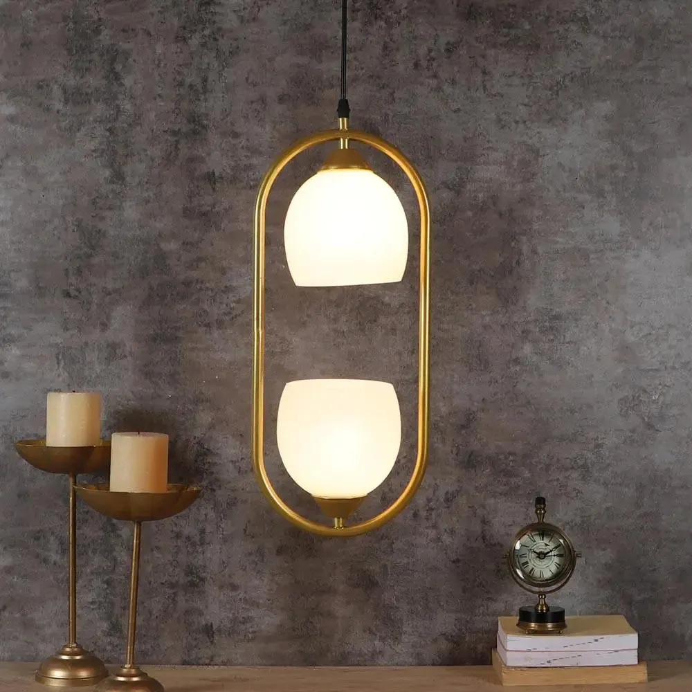 Dual Cutdoom Artistic Capsule Hanging Light