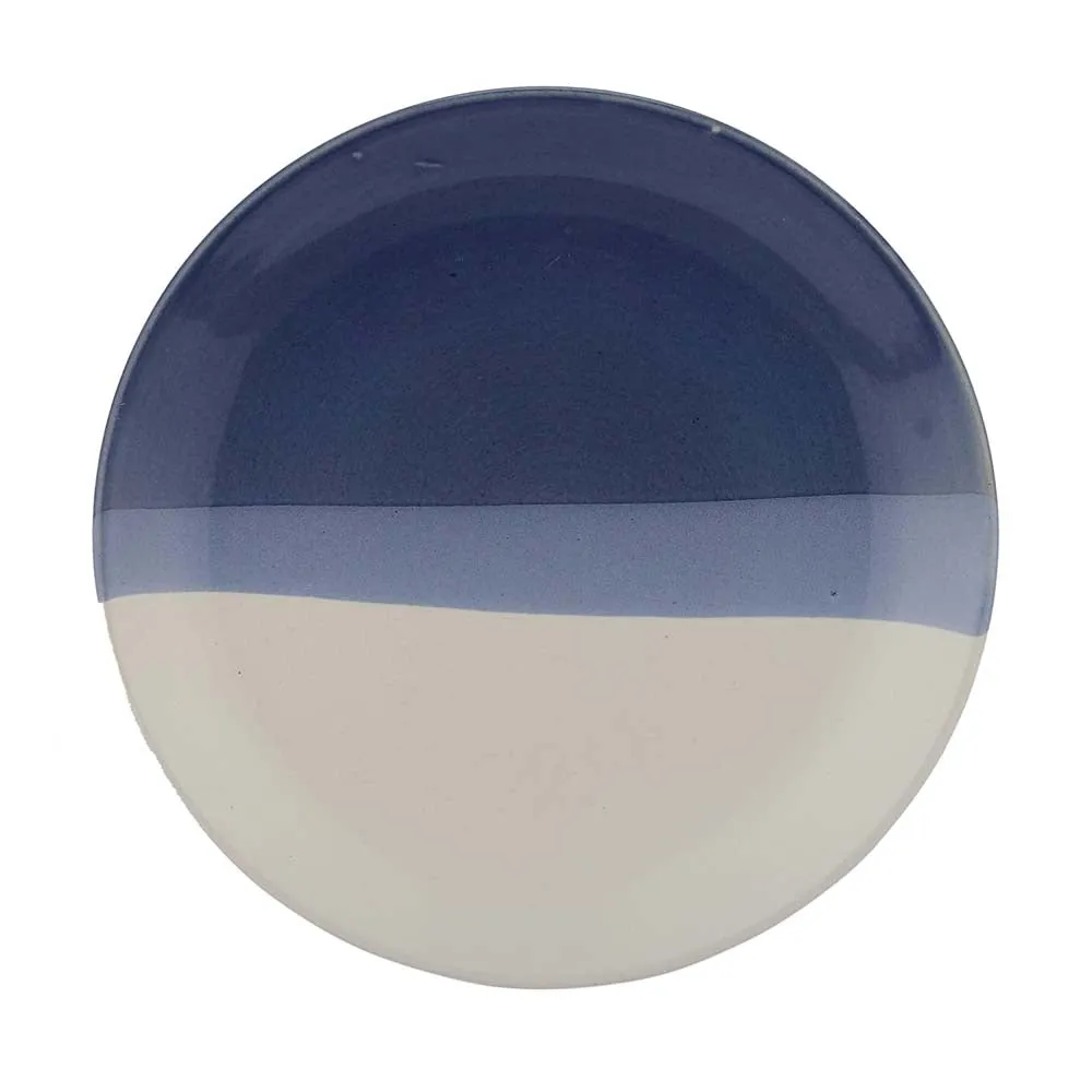 Dual Toned Designer Ceramic Dinner Plates Set Of 2