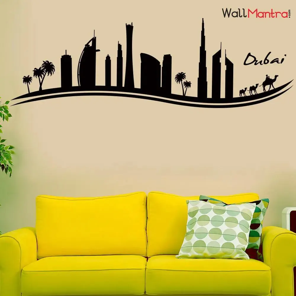 Dubai City Skyline Wall Sticker & Wall Decal