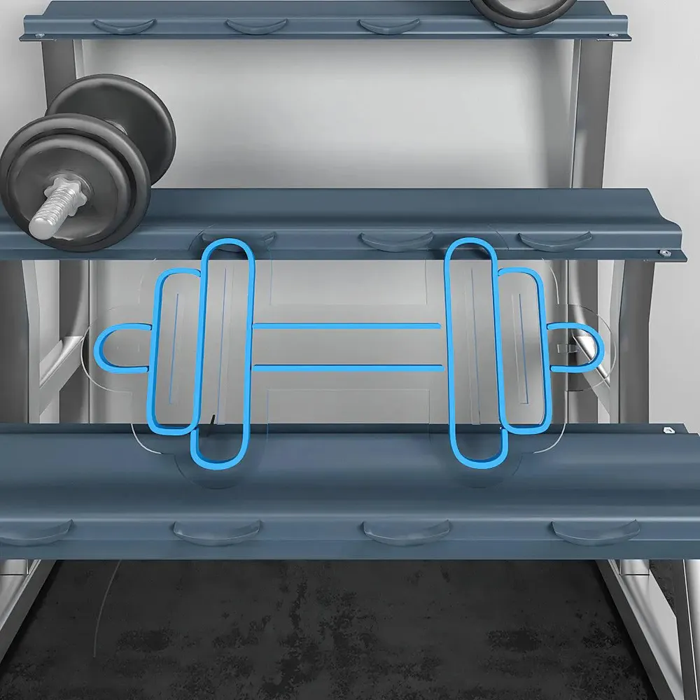 Dumble-shaped LED Neon Light for Gym Wall Decor Red