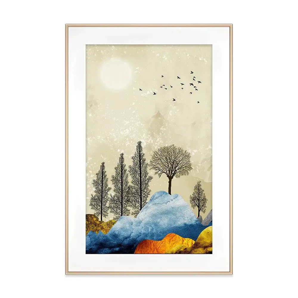 Dusky Scenery Big Framed Wall Art