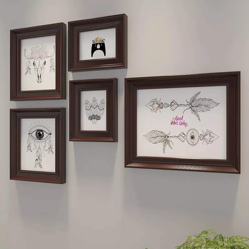 Easyframes™ "Bohemian Designer" Brown -Set Of 5