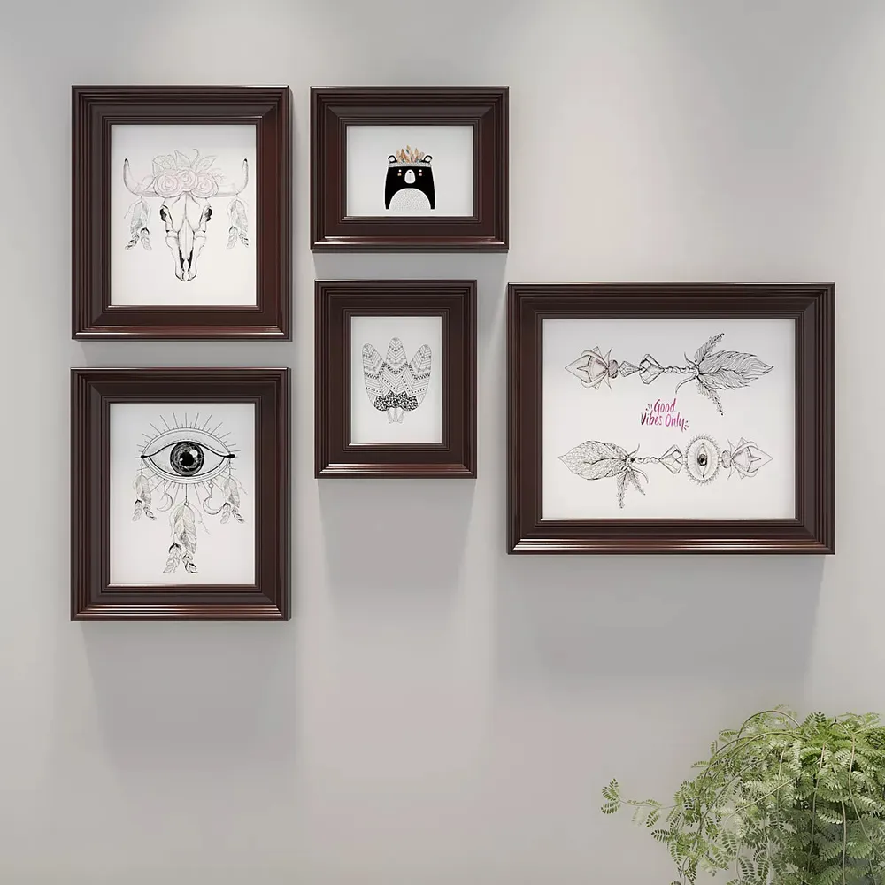 Easyframes™ "Bohemian Designer" Brown -Set Of 5