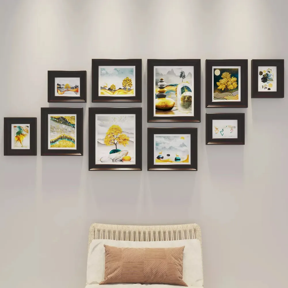 Easyframes™ "Essence Of Nature" Dark Brown- Set Of 10