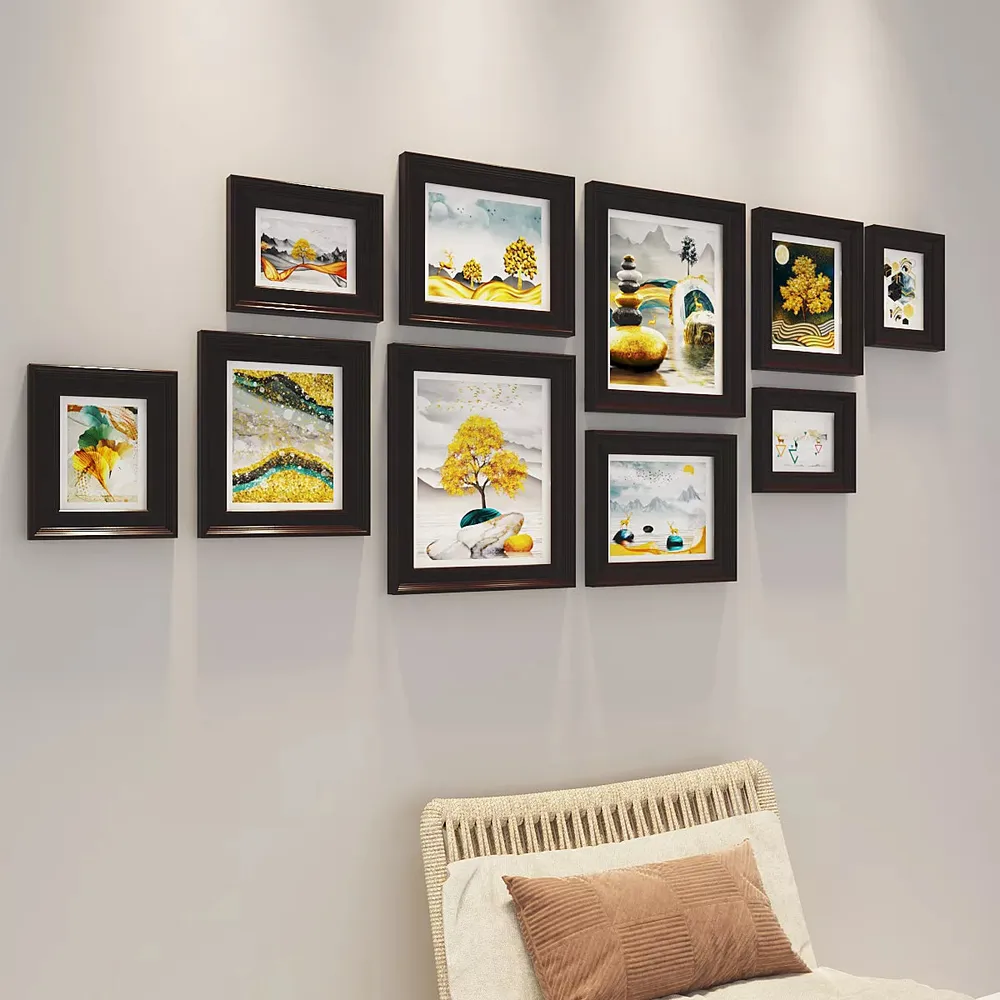 Easyframes™ "Essence Of Nature" Dark Brown- Set Of 10