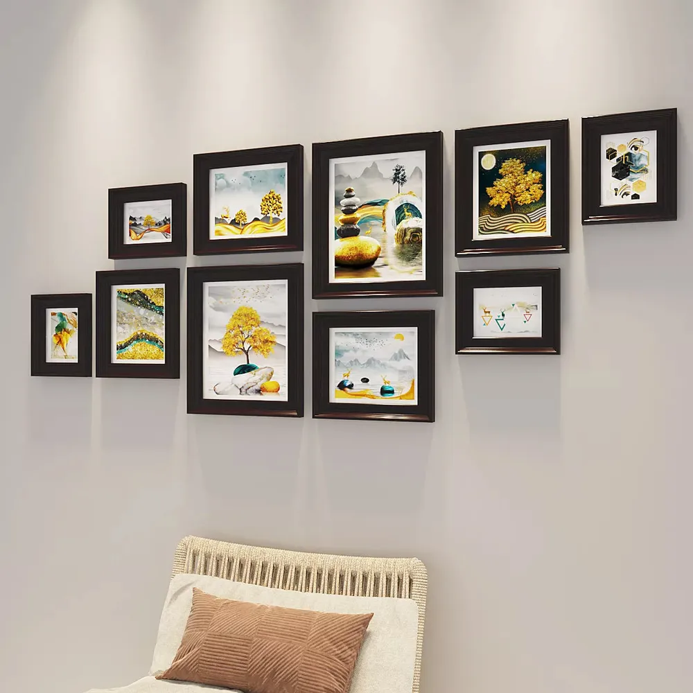 Easyframes™ "Essence Of Nature" Dark Brown- Set Of 10
