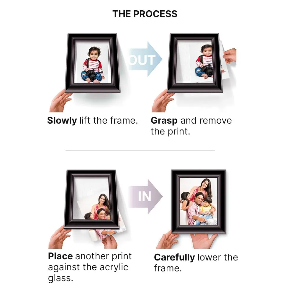 Easyframes™ "Midnight Landscape" White -Set Of 10