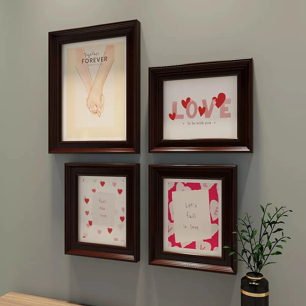 Easyframes™ "Moods Of Love" Brown- Set Of 4
