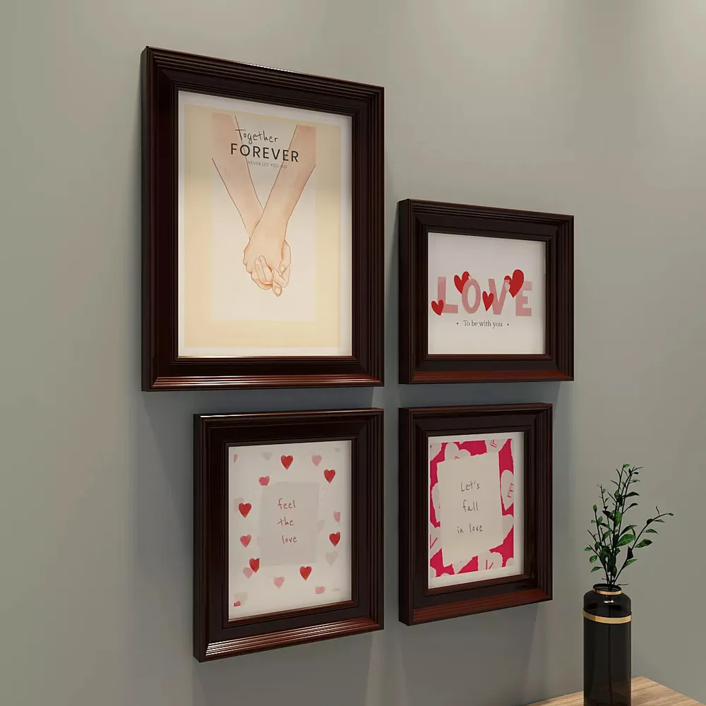 Easyframes™ "Moods Of Love" Brown- Set Of 4