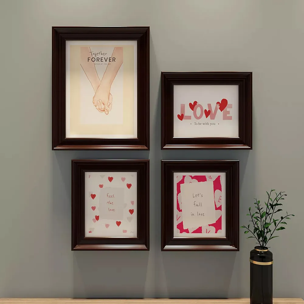 Easyframes™ "Moods Of Love" Brown- Set Of 4