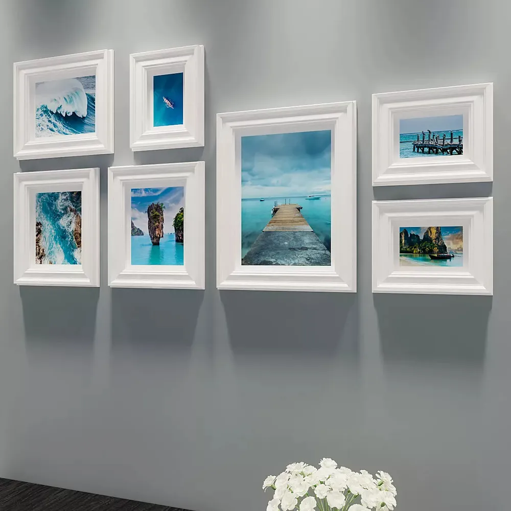 Easyframes™ "Oceanic Beauty" White -Set Of 7