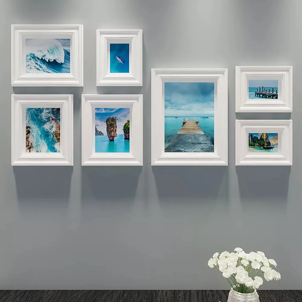 Easyframes™ "Oceanic Beauty" White -Set Of 7