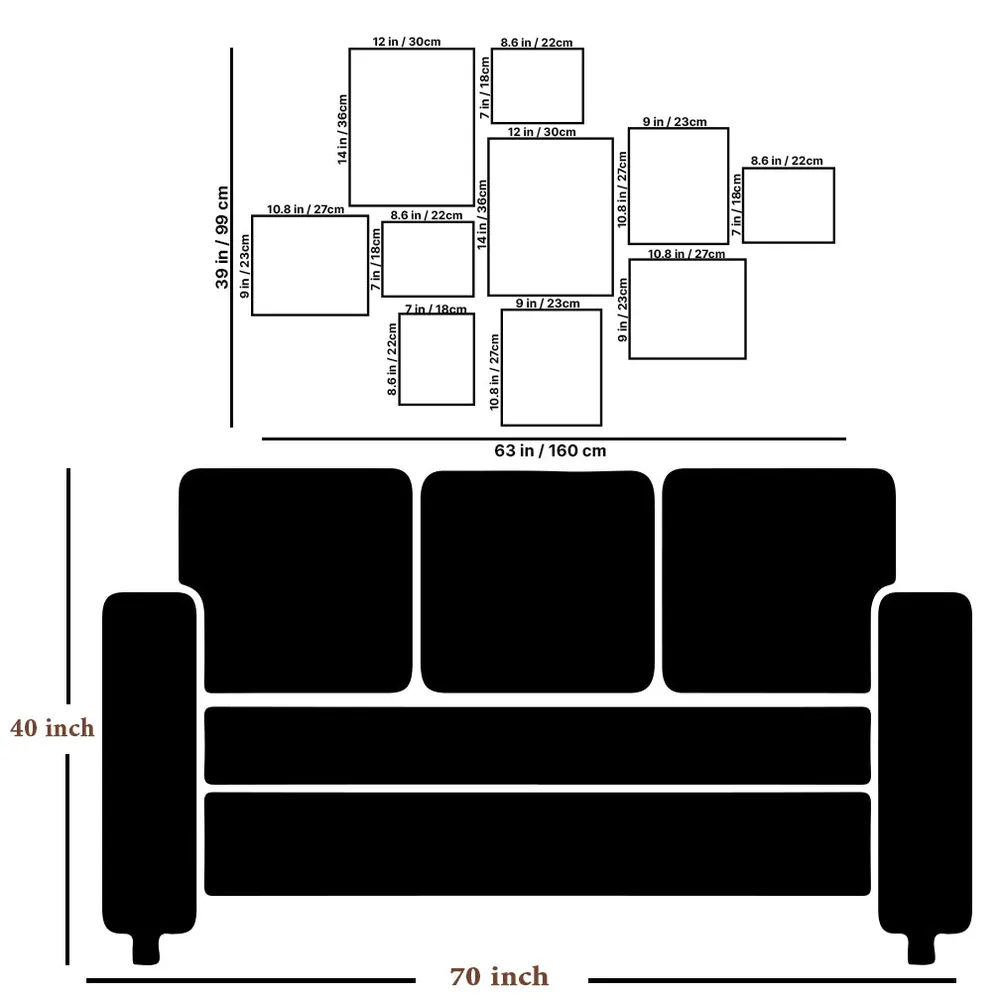 Easyframes™ "Serene White Flora" White -Set Of 10
