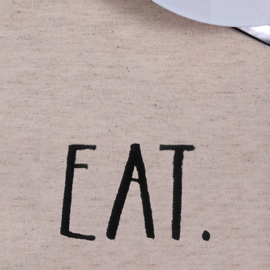 Eat Printed Minimalist Table Mat Set of 2