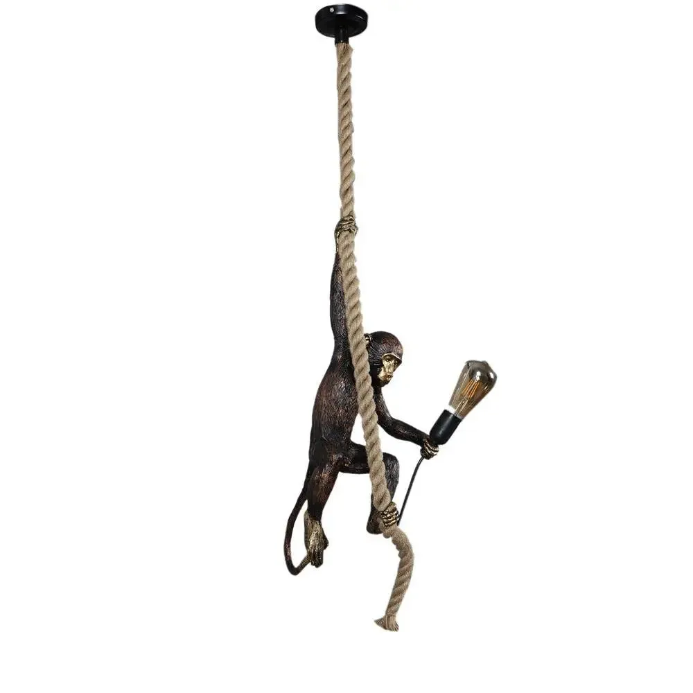 Eccentric Monkey Rope Hanging Light