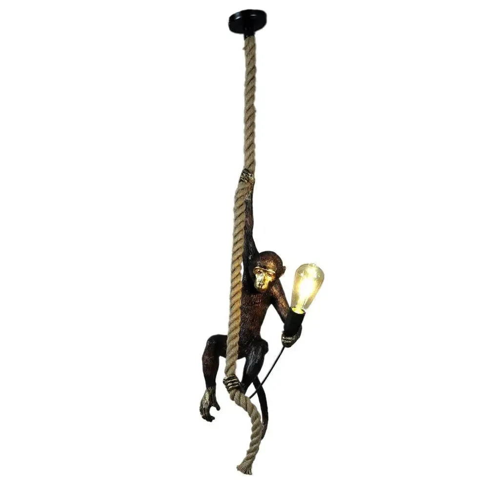 Eccentric Monkey Rope Hanging Light