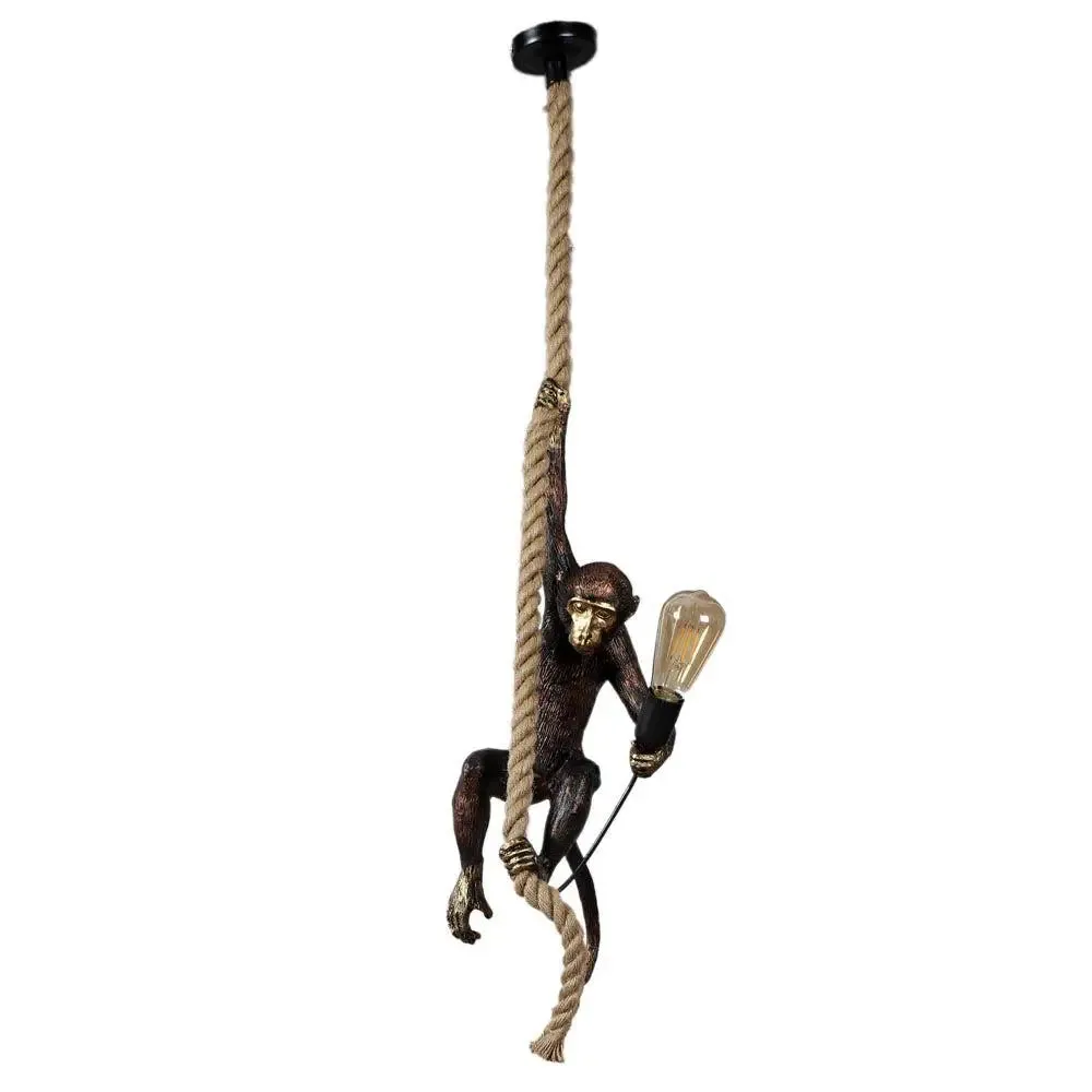 Eccentric Monkey Rope Hanging Light